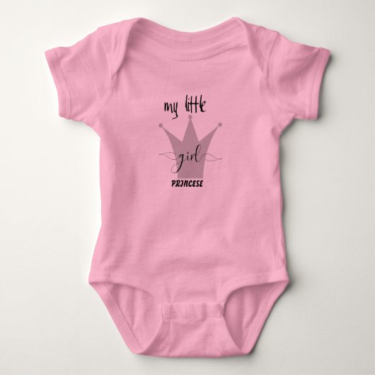 Mijn Kleine Prinses Roze Romper (Voorkant)