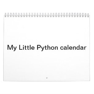 Mijn kleine Python-kalender Kalender
