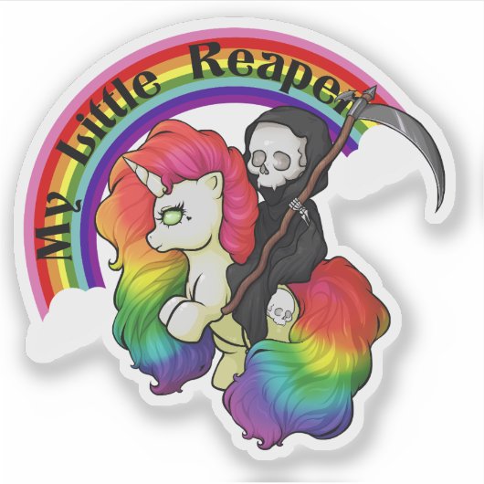 Mijn kleine Reaper Sticker (Voorkant)
