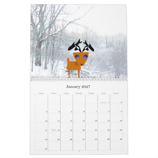 Mijn Kleine Rendierkalender Kalender (Jan 2027)