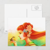 Mijn kleine robin briefkaart (Voorkant / Achterkant)