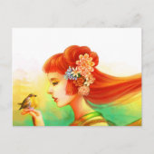 Mijn kleine robin briefkaart (Voorkant)