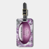 Mijn kleine roze hart Bagagelabel (Voorkant verticaal)