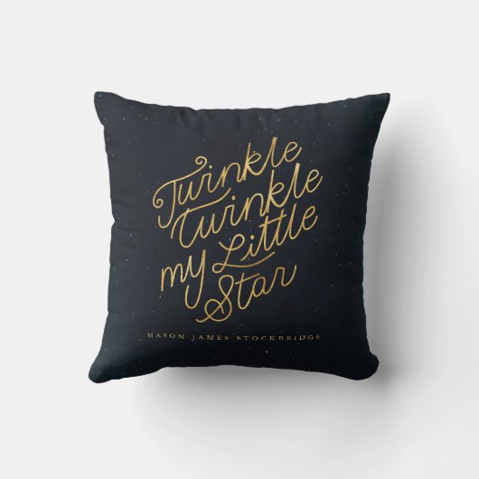 Mijn kleine ster twinkelen kussen (Achterkant)