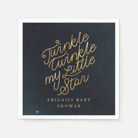 Mijn kleine ster twinkelen servet (Voorkant)