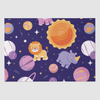 Mijn kleine ster verandert één verjaardagsthema tissuepapier