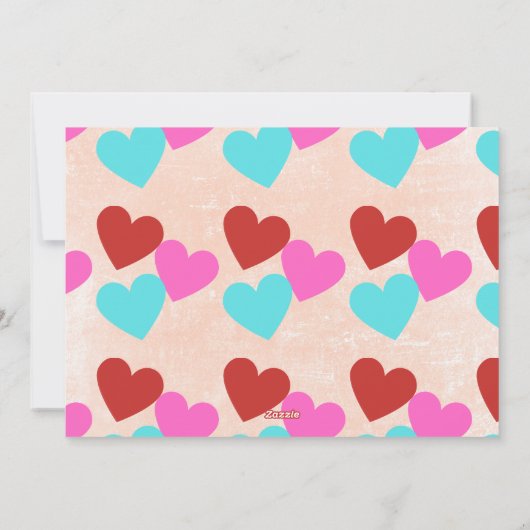 Mijn kleine Valentijn zwangerschapsaankondiging Feestdagenkaart (Achterkant)