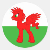 Mijn kleine Welsh Sticker (Voorkant)