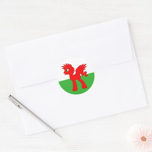 Mijn kleine Welsh Sticker (Envelop)