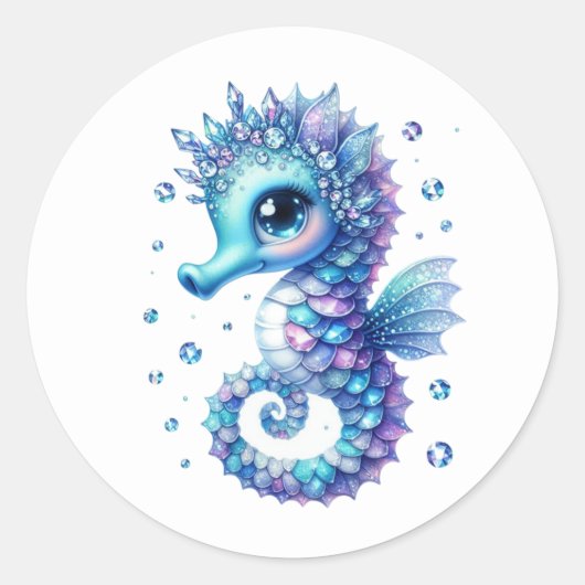 Mijn Kleine Zeepaardje Stickers (Voorkant)