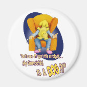 Mijn kleinkind,... is een HOND?! Magneet (Voorkant)