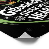 Mijn kleinkinderen hebben mijn hart gestolen met k poster (Hoek)