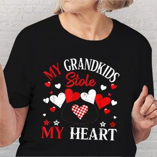 Mijn kleinkinderen hebben mijn hart Valentijnsdag T-shirt