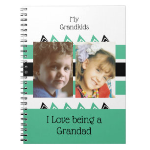 Mijn kleinkinderen houden ervan een oma-groen wit notitieboek