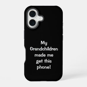 Mijn kleinkinderen maakten mijn.. telefoonhoesje iPhone 16 hoesje