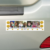 Mijn kleinkinderen maken me glimlachen bumpersticker (Op auto)