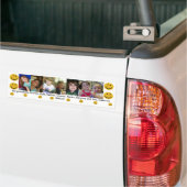 Mijn kleinkinderen maken me glimlachen bumpersticker (Op Truck)