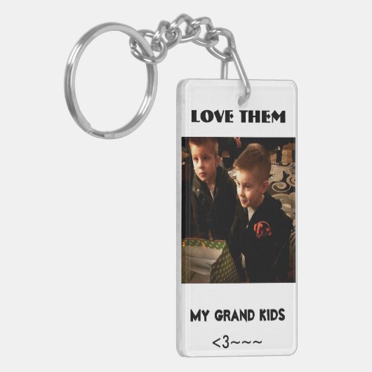 mijn kleinkinderen sleutelhanger (Voorkant Links)