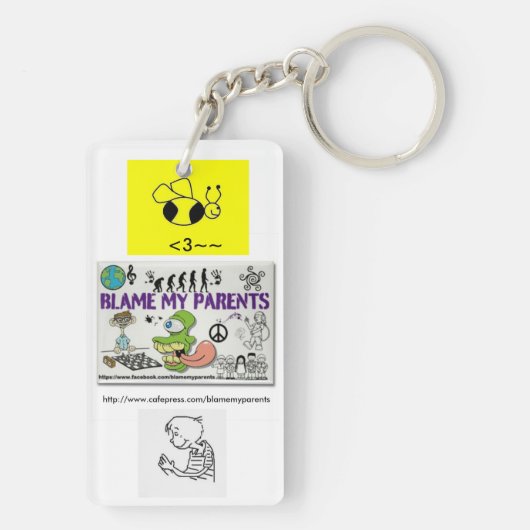 mijn kleinkinderen sleutelhanger (achterkant)