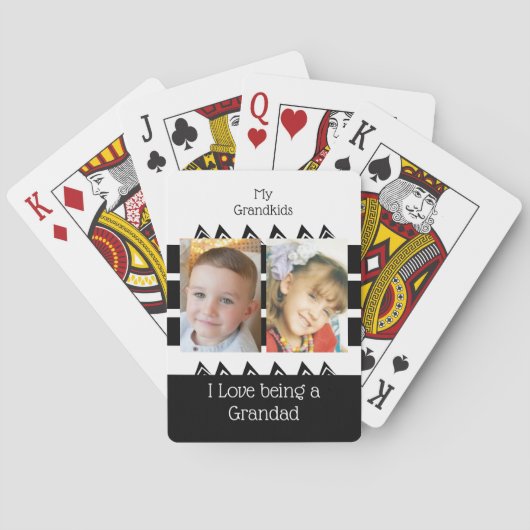 Mijn kleinkinderen vinden het heerlijk om een opa  pokerkaarten (Achterkant)