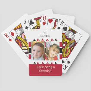 Mijn kleinkinderen vinden het heerlijk om een opa  pokerkaarten