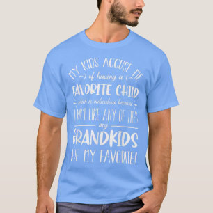 Mijn kleinkinderen zijn mijn favoriete grootmoeder t-shirt