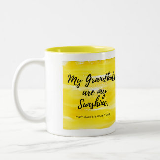 "Mijn kleinkinderen zijn mijn Sunshine" 11oz mok