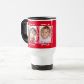 Mijn kleinkinderen zijn schattig foto's rood toevo reisbeker (Voorkant links)