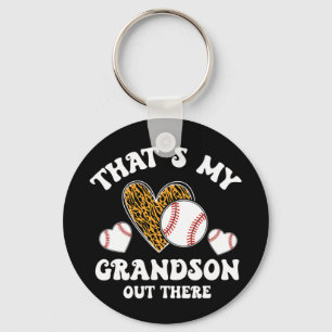 Mijn kleinzoon geeft vrouwen honkbal oma sleutelhanger
