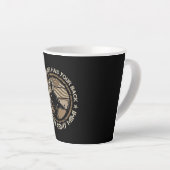 Mijn kleinzoon heeft jouw achterpoot leger Mimi. Latte Mok (Rechterhoek)