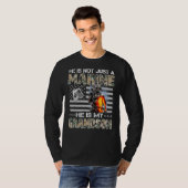 Mijn kleinzoon is een marien fors grootmoeder Prou T-shirt (Voorkant volledig)