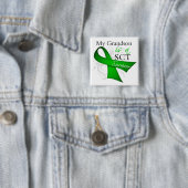Mijn kleinzoon is een overlevende stamceltransplan vierkante button 5,1 cm (In situ)