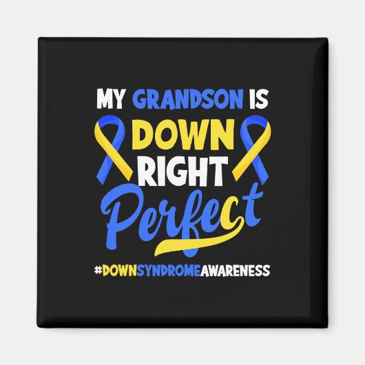 Mijn kleinzoon is helemaal onderaan perfect syndro magneet (Voorkant)