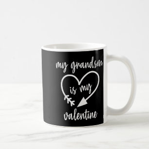 Mijn kleinzoon is mijn Valentijn Cute Valentijnsda Koffiemok