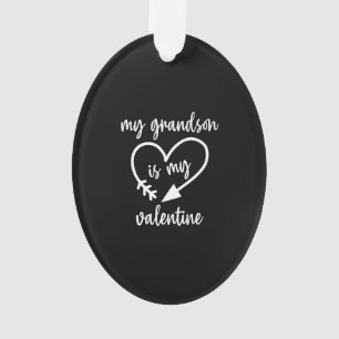 Mijn kleinzoon is mijn Valentijn die Valentijns kl Ornament