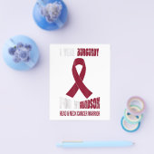 Mijn kleinzoon Mijn hoofd Neck Cancer Warrior Gift Flyer (Enkel)