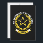 Mijn kleinzoon zit in het leger cadeau kaart<br><div class="desc">Mijn kleinzoon zit in het leger cadeau</div>