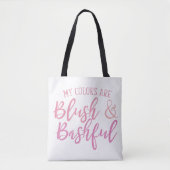Mijn kleuren zijn: Blush en Bashful, Blush, Bashfu Tote Bag (Voorkant)