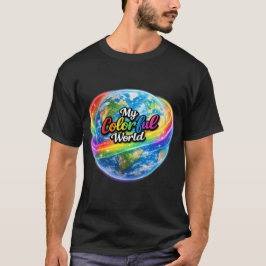 Mijn Kleurrijke Wereld Regenboog T-Shirt – Levendi