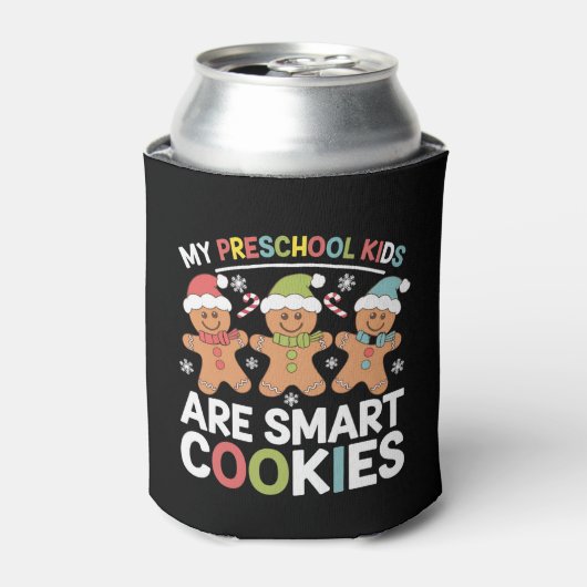 Mijn kleuterschool Kinderen zijn Smart Cookies Tea Blikjeskoeler (Blikje Voorkant)