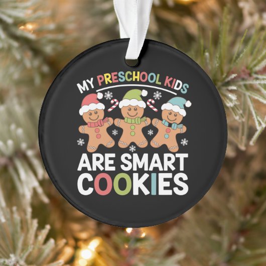 Mijn kleuterschool Kinderen zijn Smart Cookies Tea Ornament (Boom)