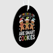 Mijn kleuterschool Kinderen zijn Smart Cookies Tea Ornament (voorkant)
