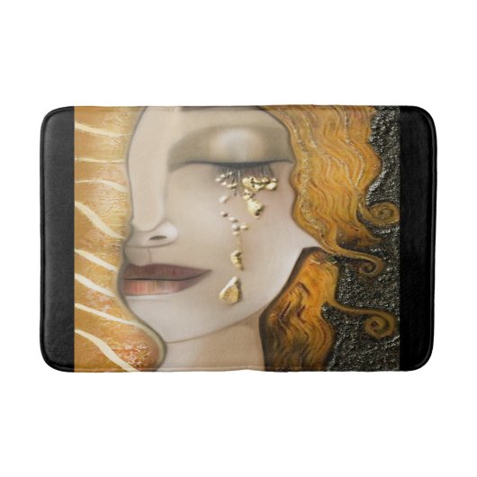 Mijn Klimt Serie : Goud Badmat (Voorkant)