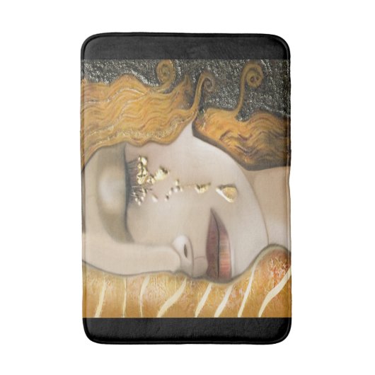 Mijn Klimt Serie : Goud Badmat (Voorkant Verticaal)