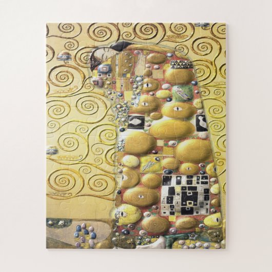 Mijn Klimt Serie: Omhels Legpuzzel (Verticaal)