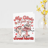 Mijn kliniek vol met lieve hart echoscopist verple kaart (Gele Bloem)