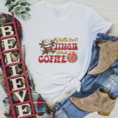 Mijn klokken niet jingle zonder koffie T-shirt