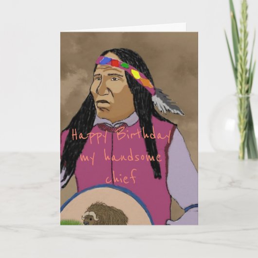 Mijn knappe leider kaart (Voorkant)