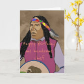 Mijn knappe leider kaart (Gele Bloem)