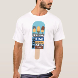 Mijn koele één ijsje per keer gekoelde papa t-shirt